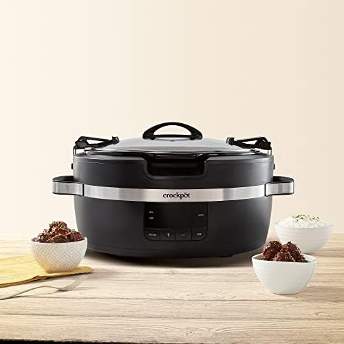 Thermoshield 6 Quart Slow Cooker with Carry Handles - Curated Catalog H5