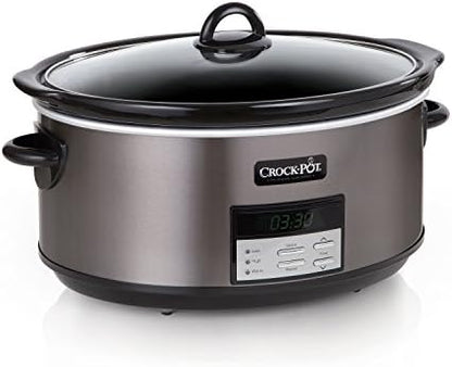 8 Quart Programmable Slow Cooker with Auto Warm - Curated Catalog X7