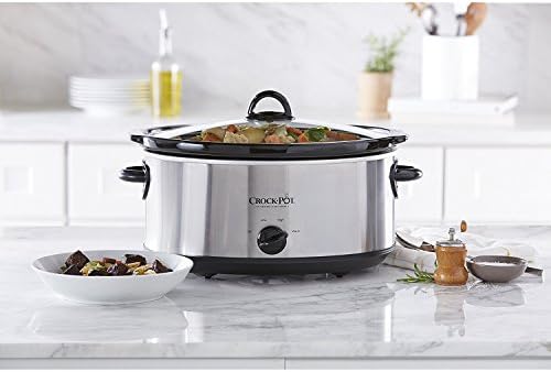 7 Quart Oval Manual Slow Cooker – Stainless Steel - Curated Catalog O0