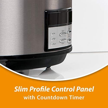 8 Quart Programmable Slow Cooker with Auto Warm - Curated Catalog X7