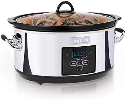 7 Quart Programmable Slow Cooker – Polished Platinum - Curated Catalog M4