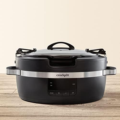 Thermoshield 6 Quart Slow Cooker with Carry Handles - Curated Catalog H5