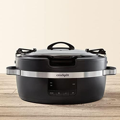 Thermoshield 6 Quart Slow Cooker with Carry Handles - Curated Catalog H5