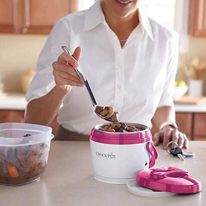 Lunch Crock Portable Food Warmer 20oz – Pink - Curated Catalog B7