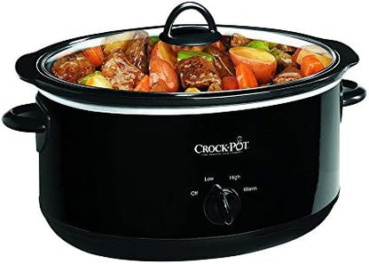 8 Quart Manual Slow Cooker – Black - Curated Catalog X4