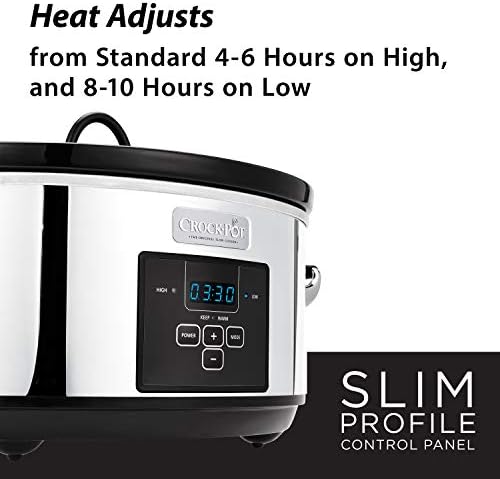 7 Quart Programmable Slow Cooker – Polished Platinum - Curated Catalog E7