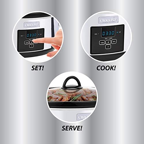 7 Quart Programmable Slow Cooker – Polished Platinum - Curated Catalog E7