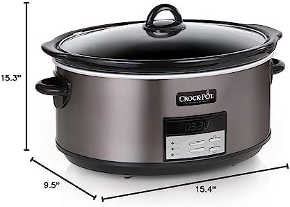 8 Quart Programmable Slow Cooker with Auto Warm - Curated Catalog X7