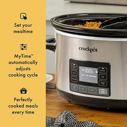 7 Quart Portable Programmable Slow Cooker with Timer - Curated Catalog L9