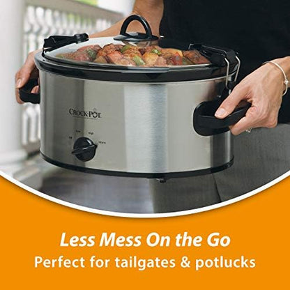 Cook & Carry 6 Quart Portable Slow Cooker - Curated Catalog E7