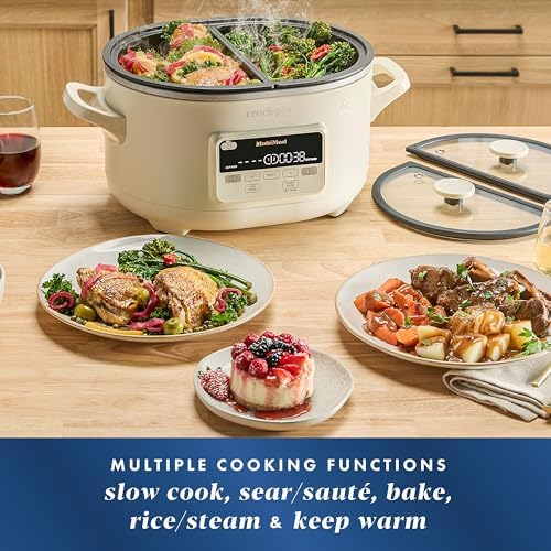 MultiMeal Multicooker with Programmable Slow Cooker - Curated Catalog T4