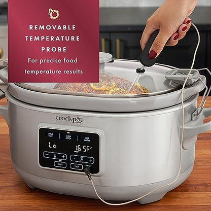 7 Quart Programmable Cook & Carry Slow Cooker - Curated Catalog N7