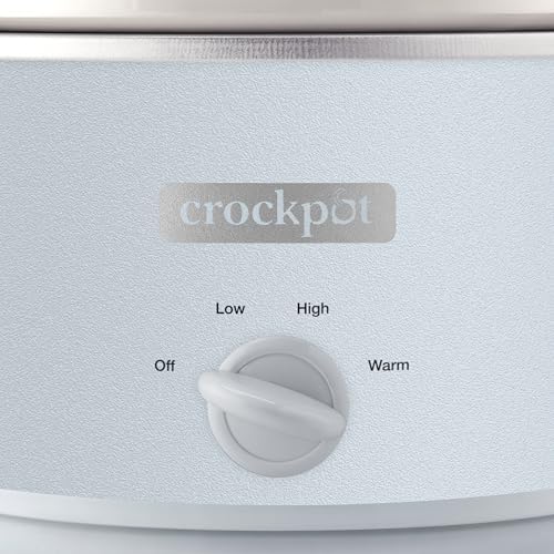 4.5 Quart Manual Slow Cooker – Macaroon Blue - Curated Catalog W1