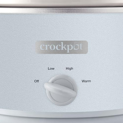 4.5 Quart Manual Slow Cooker – Macaroon Blue - Curated Catalog W1