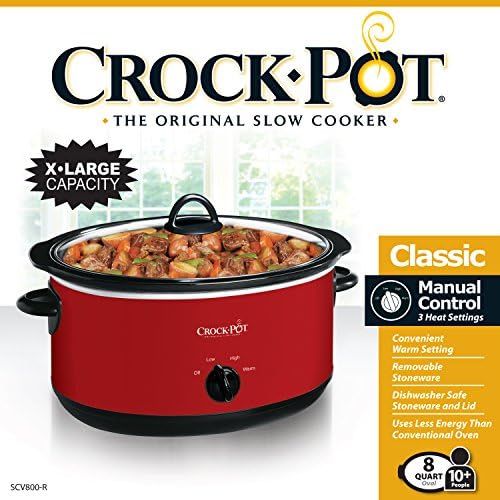 Express Crock 8 Quart Programmable Slow Cooker - Curated Catalog N8