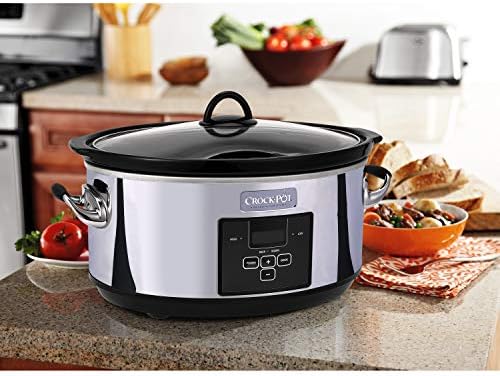 7 Quart Programmable Slow Cooker – Polished Platinum - Curated Catalog E7