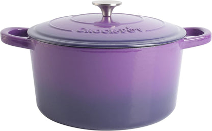 3 Quart Enameled Cast Iron Dutch Oven – Aqua - Curated Catalog F0