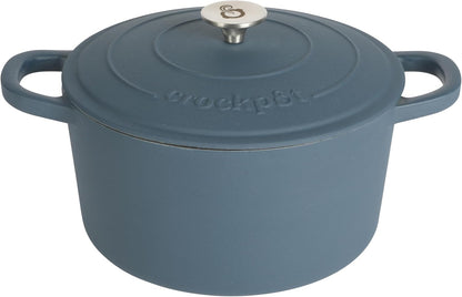 3 Quart Enameled Cast Iron Dutch Oven – Aqua - Curated Catalog Z0