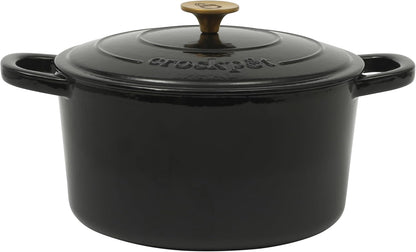 3 Quart Enameled Cast Iron Dutch Oven – Aqua - Curated Catalog F0