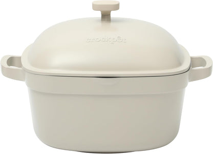 3 Quart Enameled Cast Iron Dutch Oven – Aqua - Curated Catalog Z0