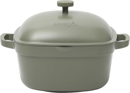 3 Quart Enameled Cast Iron Dutch Oven – Aqua - Curated Catalog Z0