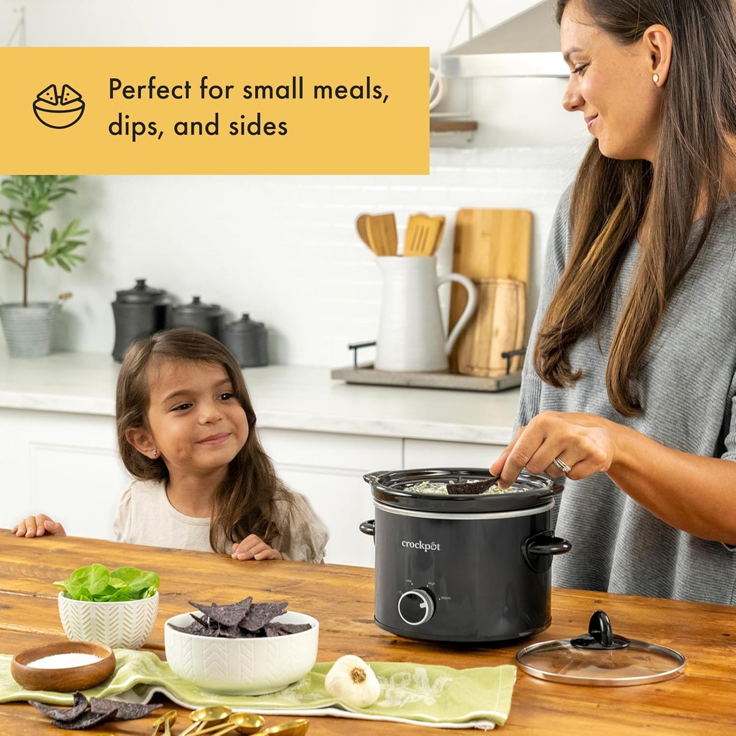 2 Quart Mini Slow Cooker – Classic Compact Cooker - Curated Catalog H5